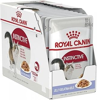 Royal Canin Feline Health Nutrition Instinctive Adult Cats Jelly 12x 85gm Cat Wet Food Pouches