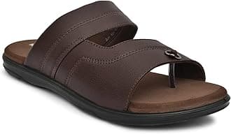 HEALTH FIT Men's PU Diabetic & Orthopedic Slipper Flip Flop