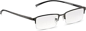 Read OpticsReading Glasses Men Non Prescription Half Frame Glasses Stylish Comfortable Glasses for All Day Wear