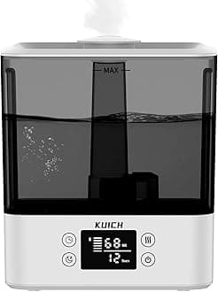 Humidifiers for Bedroom and Home & Baby - 6L Cool Mist Air Humidifiers for Plants, 26db Quiet Top Fill Air Humidifier Lasts Up to 60 Hours, Auto Shut-Off, Super Easy to Fill and Clean