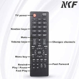 NKF KT1744-HG2 Replace Remote Control Compatible with Polaroid TV 32GSR3000 40GSR3000 50GSR3
