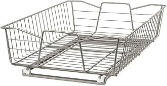 14-Inch One Tier, Nickel : ClosetMaid 3087 14-Inch Wide Cabinet Organizer, Nickel