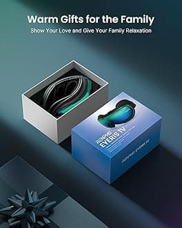 RENPHO Eye Massager with Heat, Birthday Gifts for Women Men Her, Eyeris 1 Heated Sleep Mask, Eye Care, Headache Massager for Migraines with Bluetooth Music