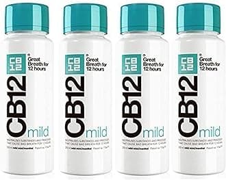 CB12 Mild Mint-Menthol Mouthwash 4 Pack