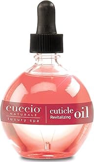Cuccio Pomegranate & Fig Cuticle Oil, 68ml, Repairing Nail & Cuticle Oil for Damaged, Dry Cuticles with Almond, Jojoba & Vitamin E
