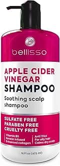 Apple Cider Vinegar Shampoo - Sulfate Paraben and Silicon Free Anti Dandruff Product for Women and Men - Deeply Moisturizing Formula - Dry Scalp Treatment for Oily Hair – Professional Grade Products