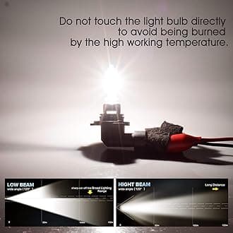 – TECTICO HB3 9005 Headlight Bulbs 12V 65W Warm White +130% Ultra Super Bright Fog Light DRL Car Halogen Upgrade Replacement, 2 Lamps