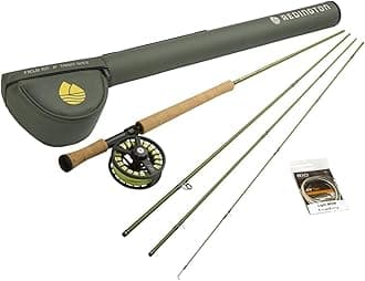 Fly Fishing Field Kit, Fly Rod and Reel Combo Starter Kit, Line and Carrying Case Included