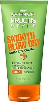 GarnierFructis Style Smooth Blow Dry Anti-Frizz Cream, 5.1 fl. oz. (Pack of 2)