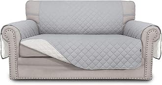 Easy-Going Sofa Slipcover Reversible Sofa Cover Water Resistant Couch Cover Furniture Protector Cover with Elastic Straps for PetsÃ‚ KidsÃ‚ ChildrenÃ‚ DogÃ‚ Cat(Loveseat,Ã‚ Light Gray/Ivory)