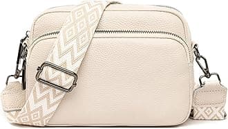 – Crossbody Bags for Women, Genuine Leather Cross Body Bag Women with Adjustable Wide Strap Multiple Pockets Handbags & Shoulder Bags