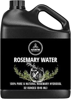 Naturevibe Botanicals Rosemary Water 32 Ounces | 100% Pure and Natural | Great for Skin Care and Hair Care