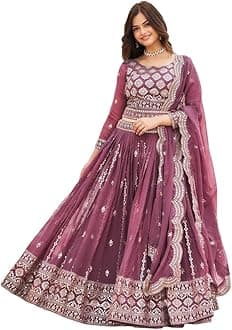 indian readymade Banarasi Satin Navratri bridal lehenga choli for women flared party night with stitched blouse