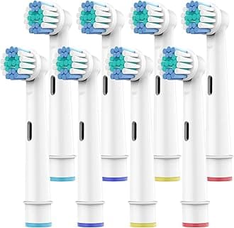 SetSail Toothbrush Heads for Oral B, 8 Pack Professional Electric Toothbrush Replacement Heads Medium Soft Dupont Bristles Replacement Toothbrush Heads Precision Clean Brush Heads Refills