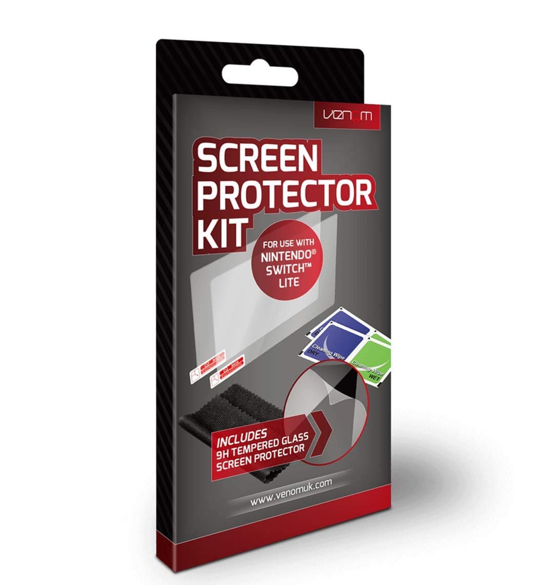 Venom Switch Lite 9H Tempered Glass Screen Protector Double Pack (Nintendo Switch Lite)