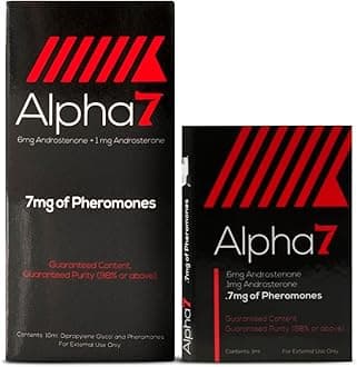 Alpha 7 Unscented - Pheromone Cologne for Men with Pure Pheromones - High Concentration Blend to Attract Women - Top Selling Perfume Oil Designed to Complement Your Scent (1x (1 ml) and 1x (10 ml))