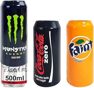 HASTHIP® Silicone Can Sleeve 500ml Soda Can Cover by Disguising as a of Soda