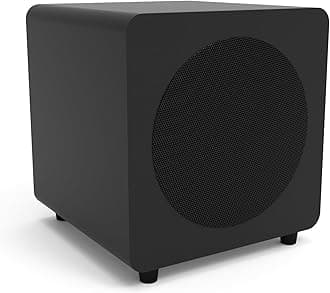 SUB8 8-inch Sealed Powered Subwoofer (Matte Black)