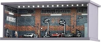 Display Case for Hot Wheel with LED Light Stackable Mega Garage Storage for 1...