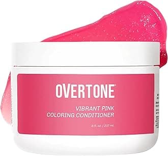 Color Depositing Semi-Permanent Hair Dye Conditioner - 8 oz For Natural & Color-Treated Hair, Moisturizing Shea Butter & Coconut Oil - Vegan & Cruelty-Free, Vibrant Pink