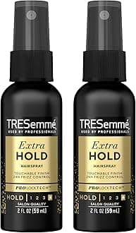 Tres Two Non-Aerosol Hairspray 2 Ounce Travel Size (2 Bottles)