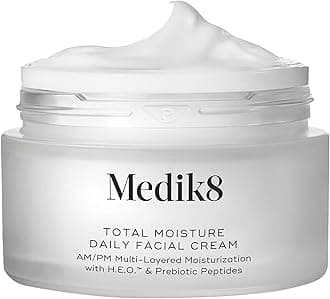 Total Moisture Daily Facial Cream - Hydrating Peptide Face Moisturizer with Hyaluronic Acid - Face Cream Supports Skin Barrier - 1.6 oz