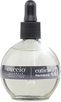 Cuccio Naturale Revitalising Cuticle Oil, 68ml, Nail Oil Cuticle Treatment for Growth, Strength & Hydration with Peach, Vanilla, Almond & Jojoba Oils