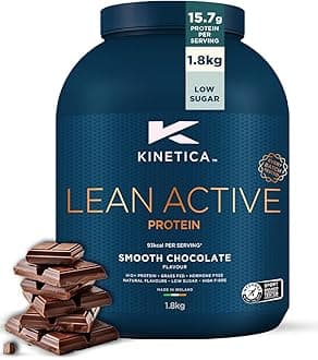 Lean Protein Powder, Low Carb, Grass Fed Whey, 72 Servings, Smooth Chocolate, 1.8Kg