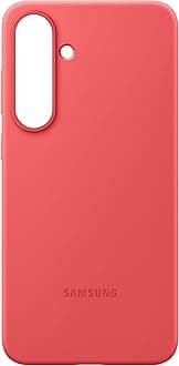 Galaxy S25 Silicone Phone Case, Protective Cover, Color Variety, Smooth Grip, Durable Design, Snug Fit, US Version, EF-PS931CBEGUS, Red