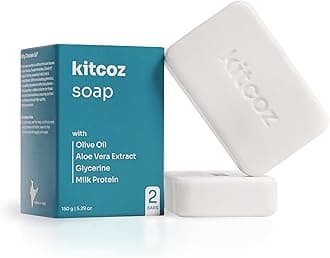 Kitcoz Anti Fungal & Anti Bacterial Soap For Intensive Fungal Infections of The Skin | Anti Itching Soap - Good for All Types of Skin | 75 Gm (Pack of 2)