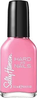 Sally Hansen Hard as Nails, Heart of Stone, Long Lasting, Chip Resistant, Opaque, Shiny Pink Nail Polish