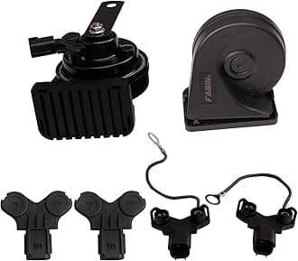 Car Horn Compatible with Honda and New civic, 12V Waterproof Snail Horn,Super Loud Horns 128db High/Low Tune(Replacement for Honda)