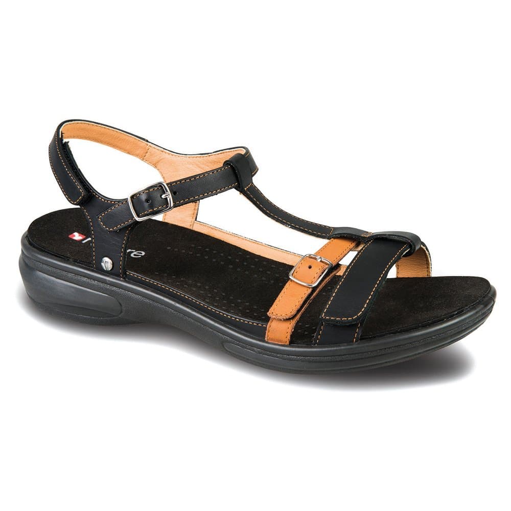 Women's Milan Black/Tan 7 M