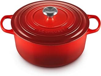 Enameled Cast Iron Signature Round Dutch Oven, 7.25 qt., Cerise