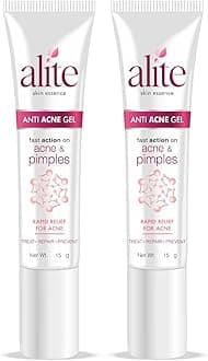 - Alite Anti Acne Gel | Fast Action on Acne & Pimples | Boosts Skin Health & Helps Manage Acne & Breakouts Pack of 2 (15g each)