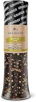 Silk Route Spice Company Tropical/Rainbow Pepper Giant Grinder 205G