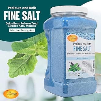 Spa Redi Pedi Bath Fine Salt, Mint & Eucalyptus, 1 Gallon