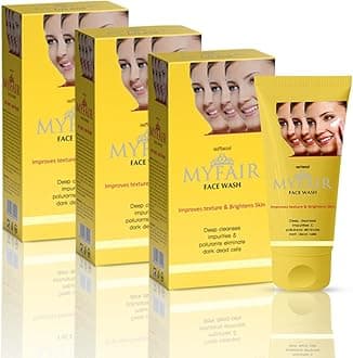 Myfair Fairness Deep Cleanse Dark Dead Cell Removal Face Wash (Pack of 3)