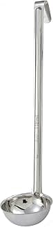 Winco One Piece Stainless Steel Ladle, 3 Ounce, 12"