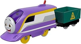 Thomas & Friends Fisher-Price Kana Motorized Toy Train, Battery-Powered Engine with Cargo for Preschool Kids Ages 3 and Up, HDY69