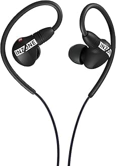 INZONE E9 Wired in-Ear Monitor for Gaming, Tuned for FPS Games, Sound Isolating Earbuds, Comfortable Fit, Low Profile Design, 360 Spatial Sound, Case Included, Developed with Fnatic, Black