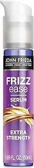 Frizz Ease Extra Strength Hair Serum, Instantly Smooths for Healthy, Hydrated, Frizz-Free Hair, for Thick and Coarse Hair, with Argan, Coconut, and Moringa Oil for Heat Protection, 1.69 Oz