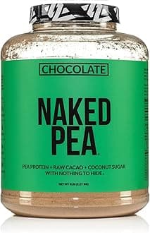 Nutrition Less Naked Pea - Chocolate Pea Protein - Pea Protein Isolate From North American Farms - 5Lb Bulk