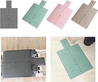 CALANDIS Pilates Reformer Mat, Pilates Mat for Reformer Pilate Training Non Slip Gray