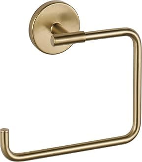 Delta Faucet 759460-CZ Trinsic Towel Ring, Champagne Bronze, 2 x 6.41 x 5.69 Inches