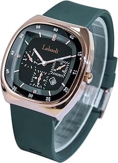 Watch, Women's Watch, Stylish and Versatile Easy-to-Read Women's Wristwatch with Silicone Strap Quartz Watch