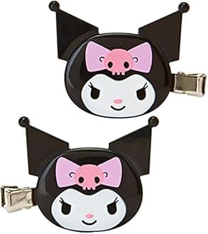 Kuromi Bow Hair Clips