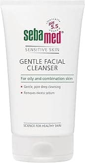 gentle facial cleanser for oily & combination skin | pH5.5 | Daily Face Wash for acne prone skin | Provitamin B5 | Gentle foam | Protect skin's natural barrier, 150ml