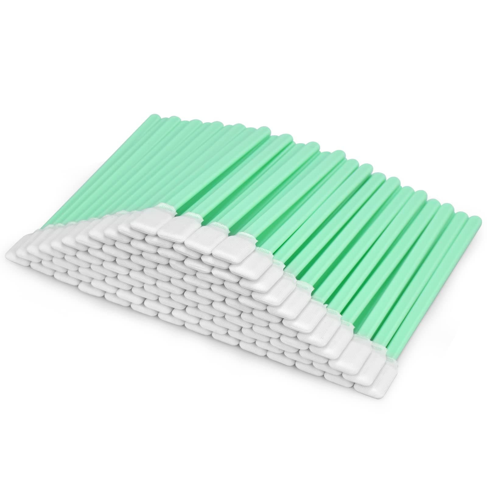 VANLAN100pcs 5.1" Polyester Cleaning Swab Sticks for Solvent Format Inkjet Printer Roland Optical Equipment