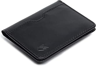 Leather Credit Card Holder for Men and Women, Genuine Leather RFID Blocking Minimalist Bifold Wallet
